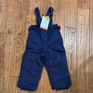 Cat & Jack Blue Insulated Overalls with Adjustable Straps